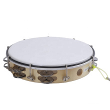 Chinese wholesale companies exporter Tambourine instruments wooden tambourine double row